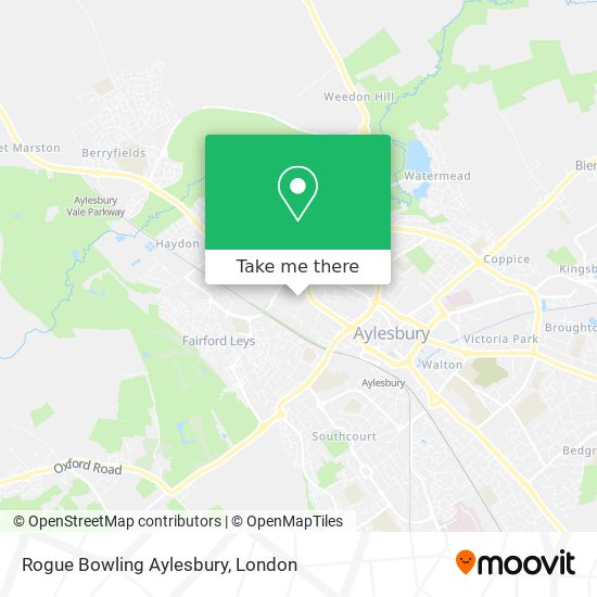 Rogue Bowling Aylesbury map