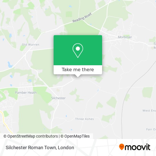 Silchester Roman Town map