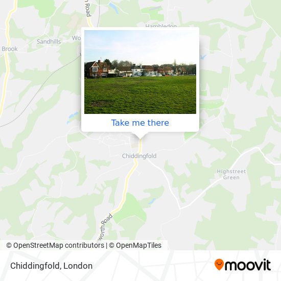 Chiddingfold map