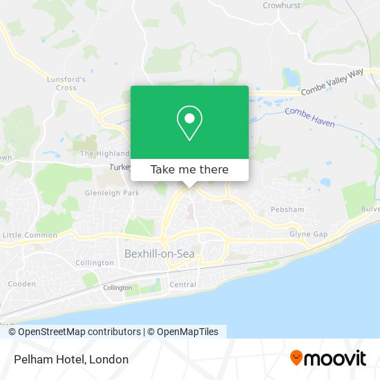 Pelham Hotel map