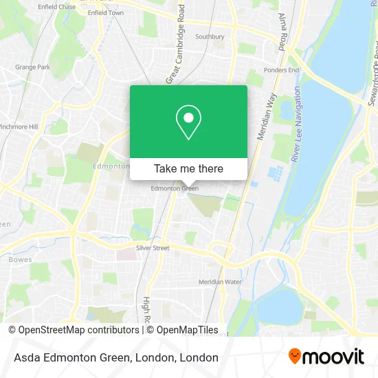 How to Get to Asda Edmonton Green, London by Bus, Train or Tube?