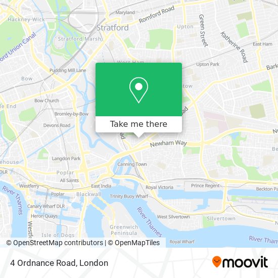 4 Ordnance Road map