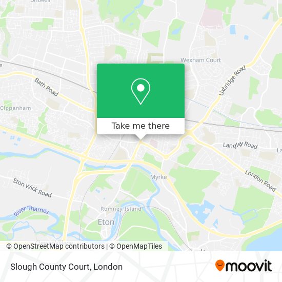 Slough County Court map