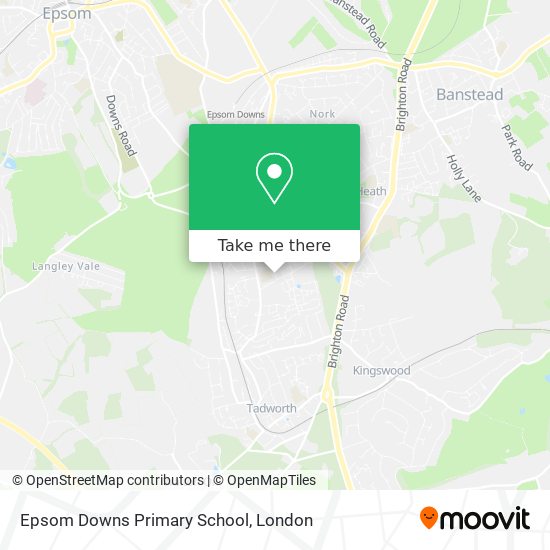 Epsom Downs Primary School map