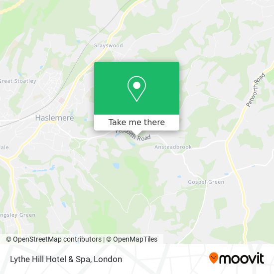 Lythe Hill Hotel & Spa map
