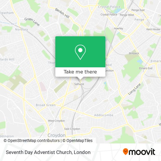 Seventh Day Adventist Church map