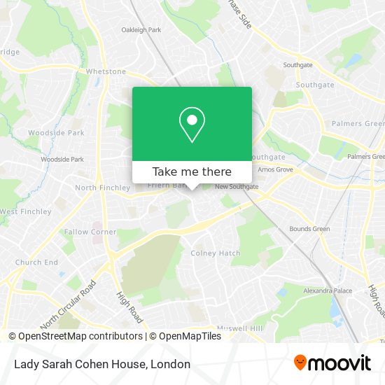 Lady Sarah Cohen House map