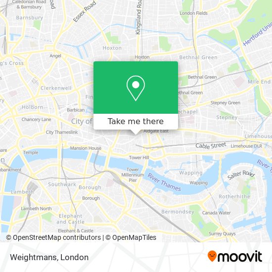 Weightmans map