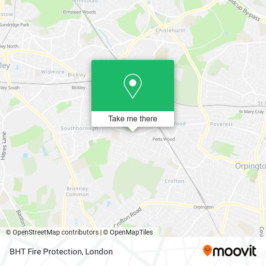 BHT Fire Protection map
