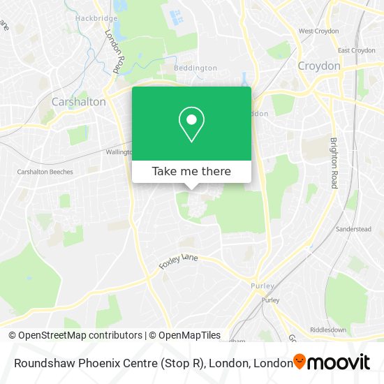 Roundshaw Phoenix Centre (Stop R), London map