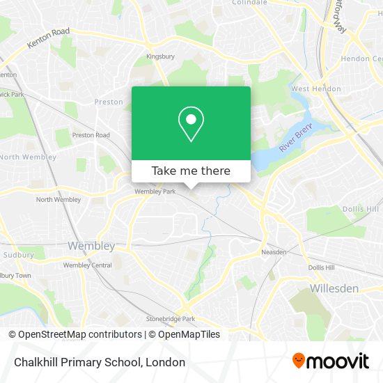 Chalkhill Primary School map