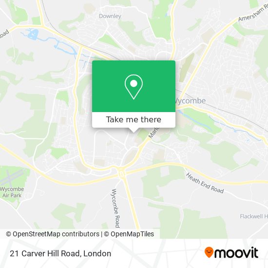 21 Carver Hill Road map