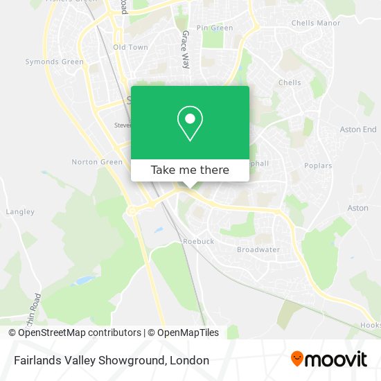 Fairlands Valley Showground map