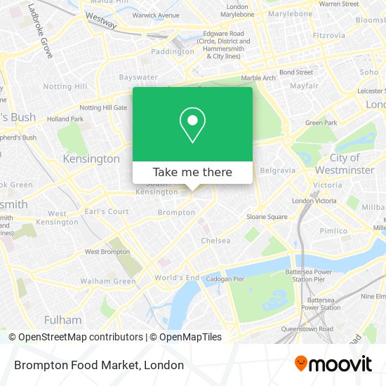 Brompton Food Market map