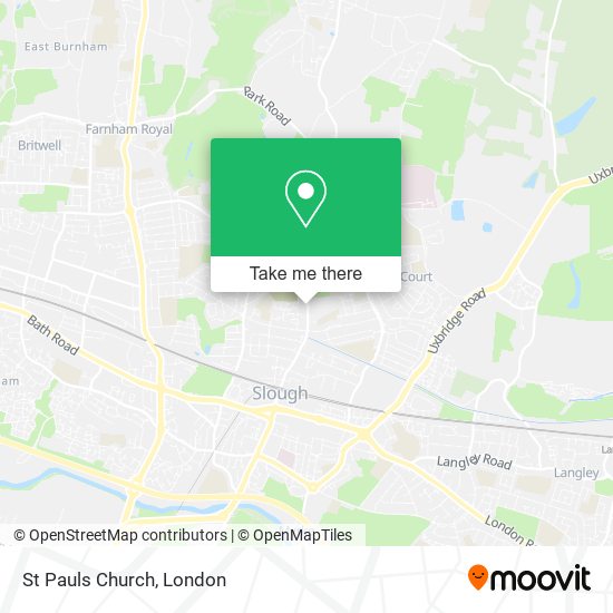 St Pauls Church map