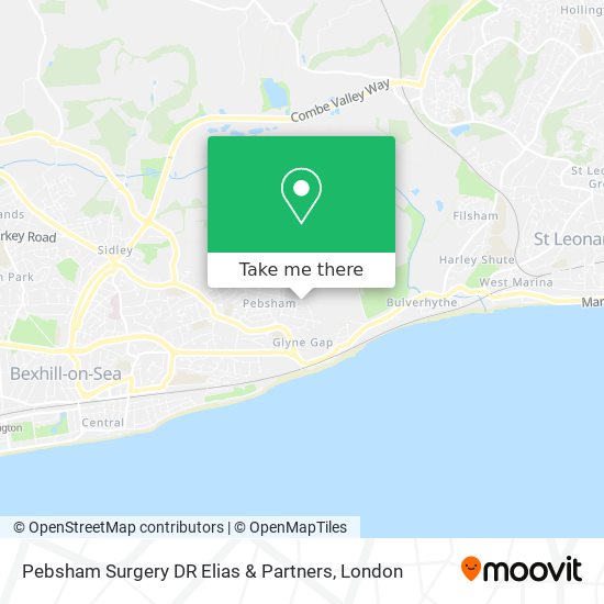 Pebsham Surgery DR Elias & Partners map