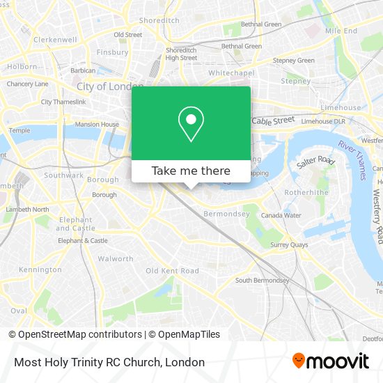 Most Holy Trinity RC Church map