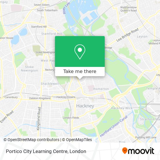 Portico City Learning Centre map