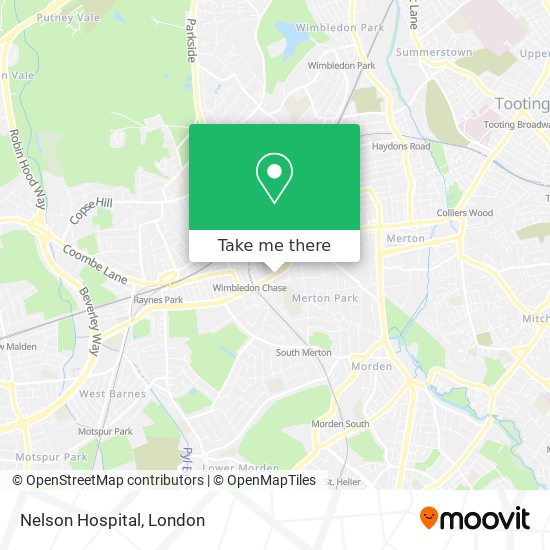 Nelson Hospital map
