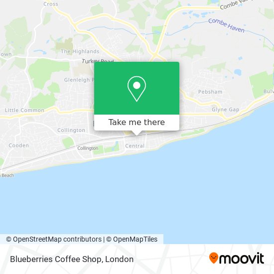 Blueberries Coffee Shop map