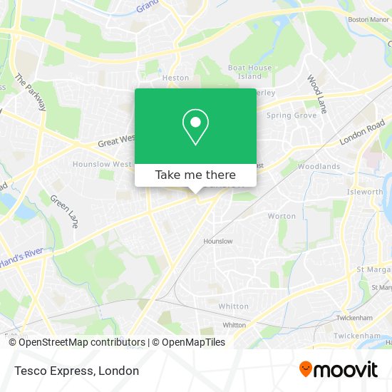 Tesco Express map