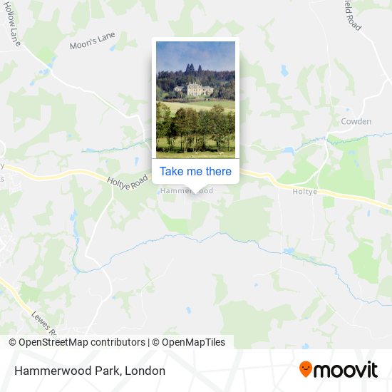 Hammerwood Park map