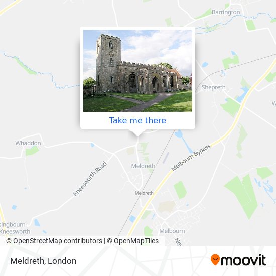 Meldreth map