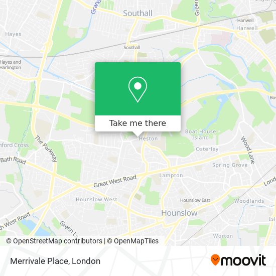 Merrivale Place map