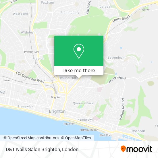 How To Get To D T Nails Salon Brighton In Brighton And Hove By Bus Or Train