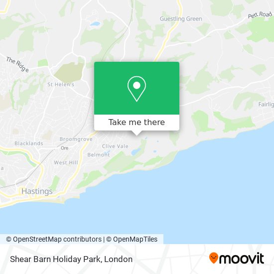Shear Barn Holiday Park map