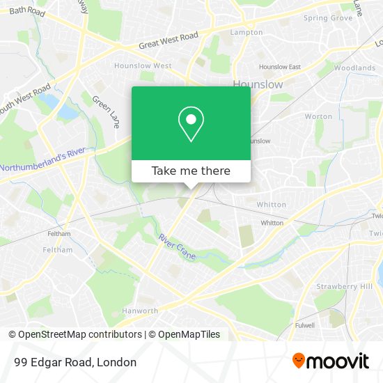 99 Edgar Road map