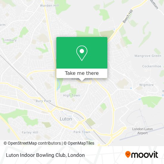 Luton Indoor Bowling Club map