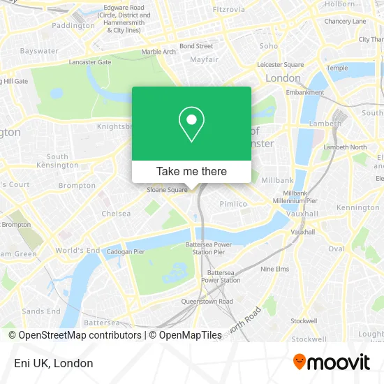 Eni UK map