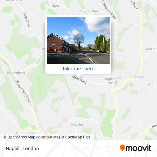 Naphill map