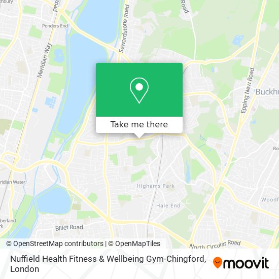 Nuffield Health Fitness & Wellbeing Gym-Chingford map