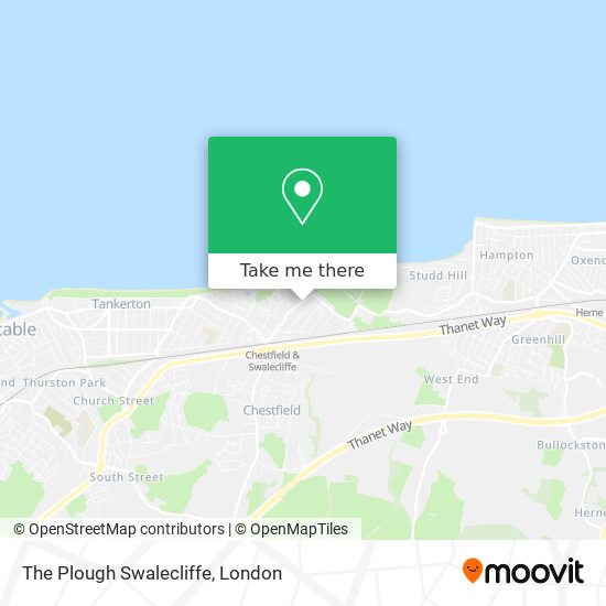 The Plough Swalecliffe map