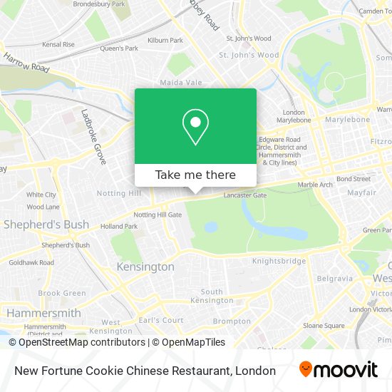 New Fortune Cookie Chinese Restaurant map