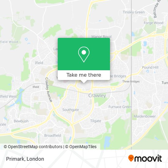Primark map