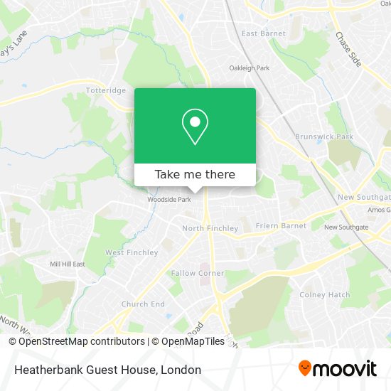 Heatherbank Guest House map