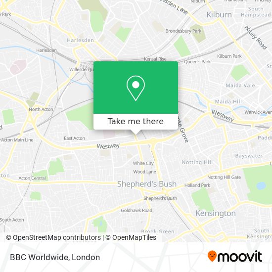BBC Worldwide map