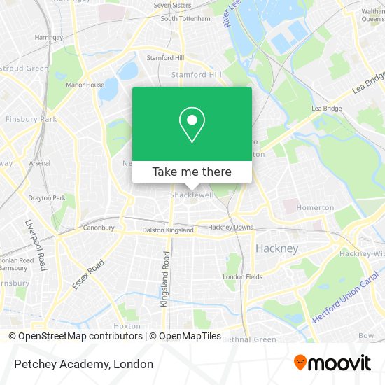 Petchey Academy map