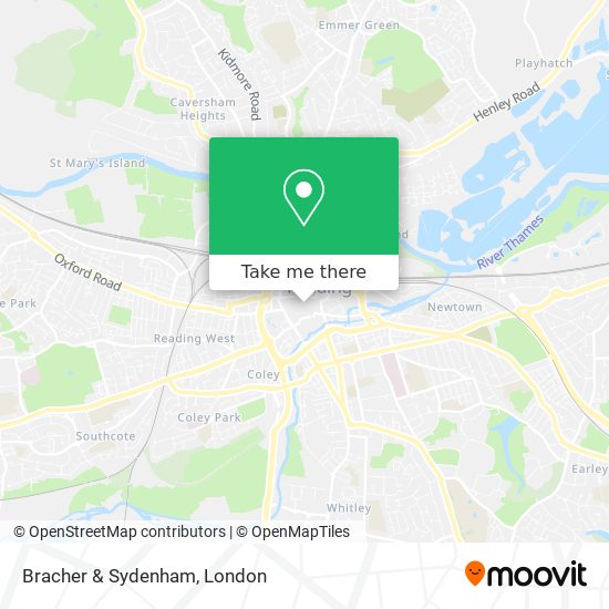 Bracher & Sydenham map