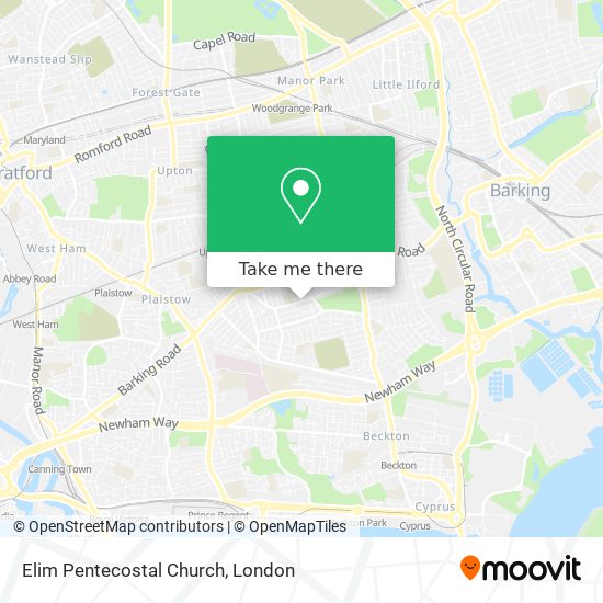 Elim Pentecostal Church map