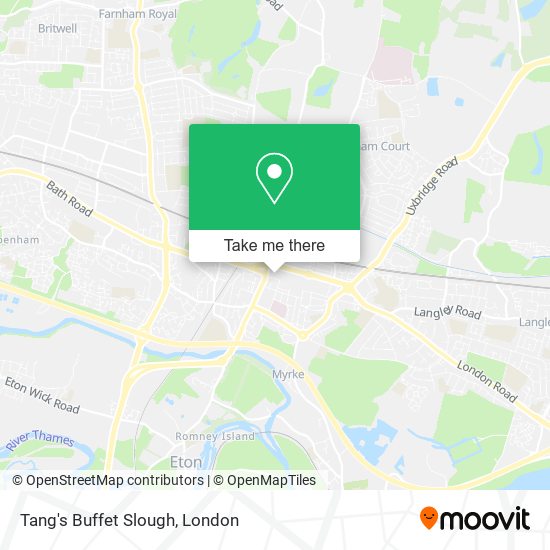 Tang's Buffet Slough map