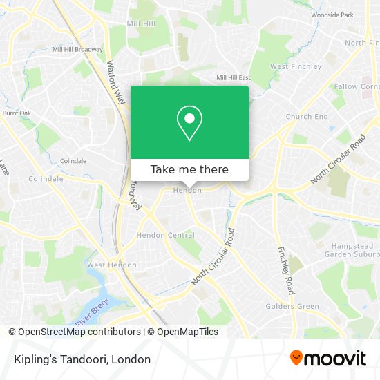 Kipling's Tandoori map