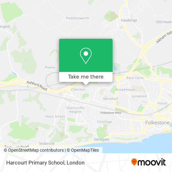 Harcourt Primary School map