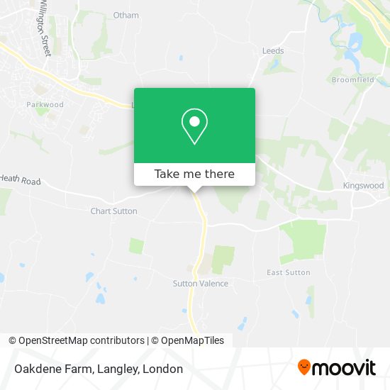 Oakdene Farm, Langley map
