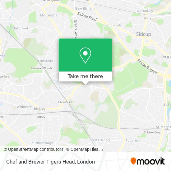 Chef and Brewer Tigers Head map