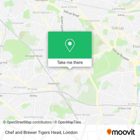 Chef and Brewer Tigers Head map