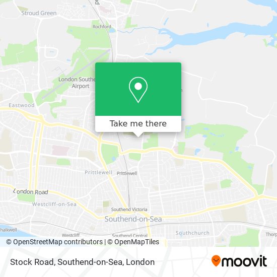 Stock Road, Southend-on-Sea map